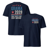 Obama 2028 back print shirt in navy