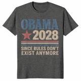 Obama 2028 shirt in dark heather