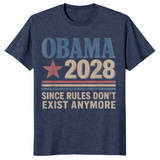 Obama 2028 shirt in heather navy