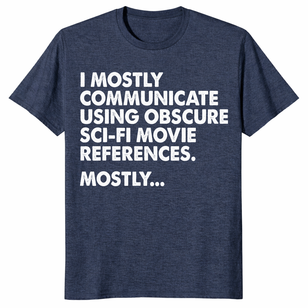 I Mostly Communicate Using Obscure Sci-Fi Movie References Tee | Cuccico