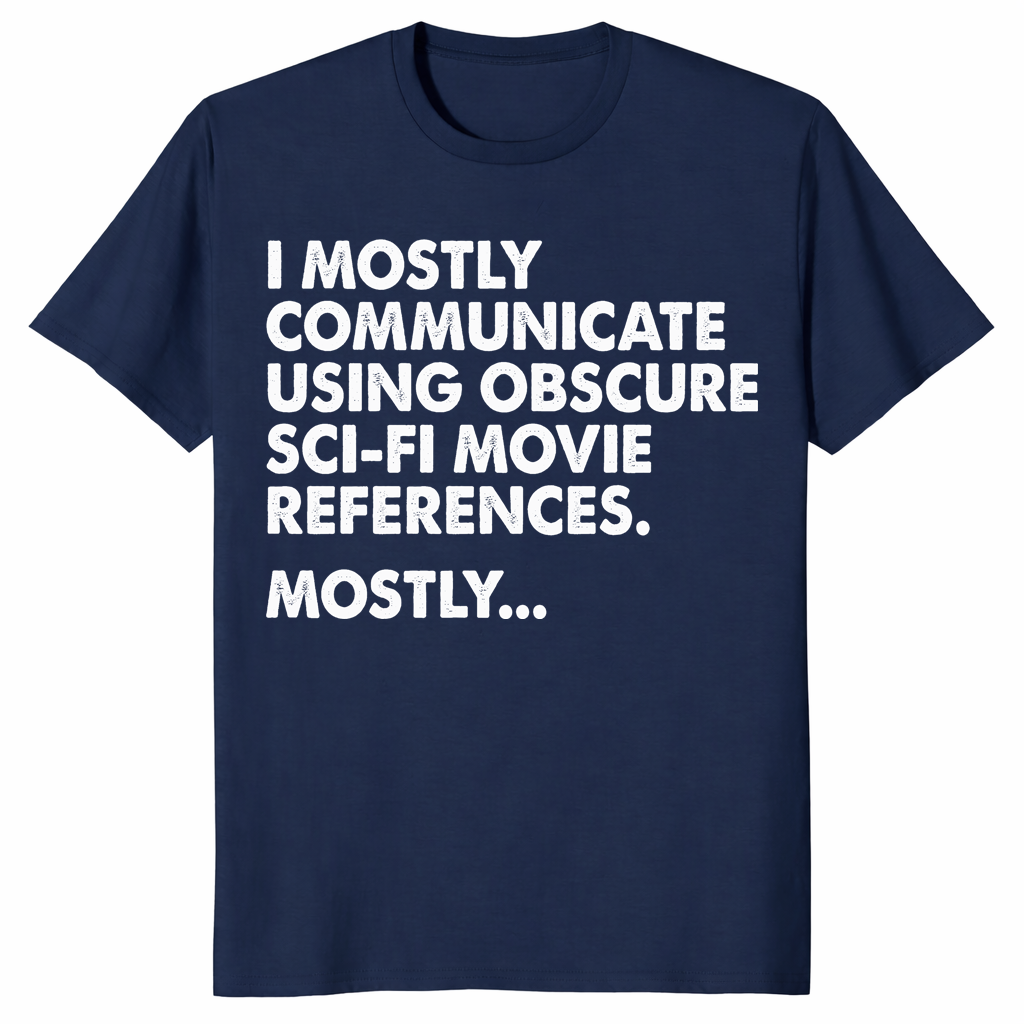 I Mostly Communicate Using Obscure Sci-Fi Movie References Tee | Cuccico