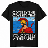Odyssey meme shirt in black unisex cotton tee