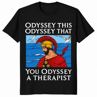 Odyssey meme shirt in black unisex cotton tee