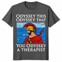 Odyssey meme shirt in dark heather unisex cotton tee