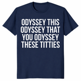 Odyssey this odyssey that shirt in navy