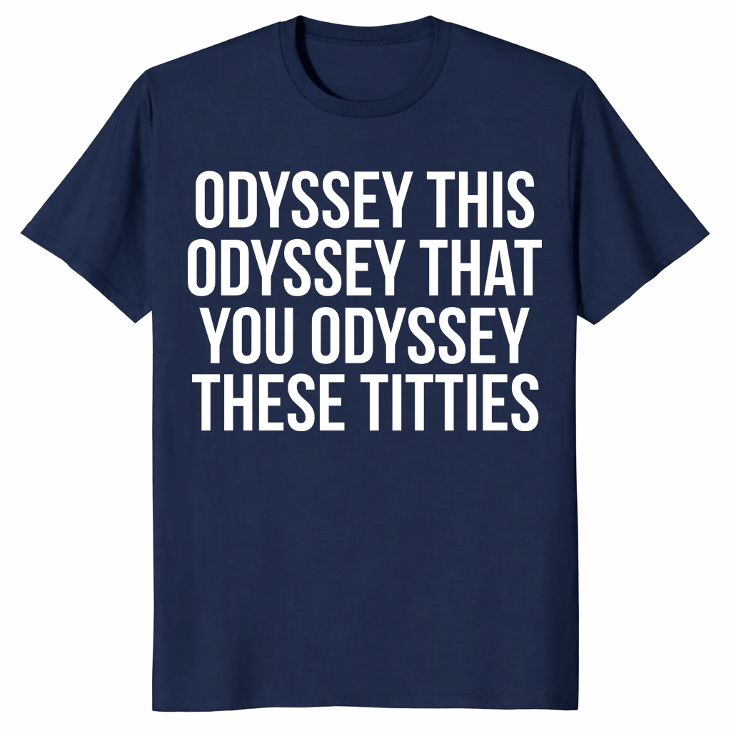Odyssey this odyssey that shirt in navy