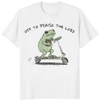 Off To Praise The Lord Frog Shirt – Funny Christian Faith Tee | Cuccico
