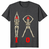 Ohio skeleton matching shirt in dark heather grey