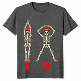 Ohio skeleton matching shirt in dark heather