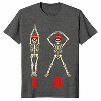 Ohio skeleton matching shirt in dark heather