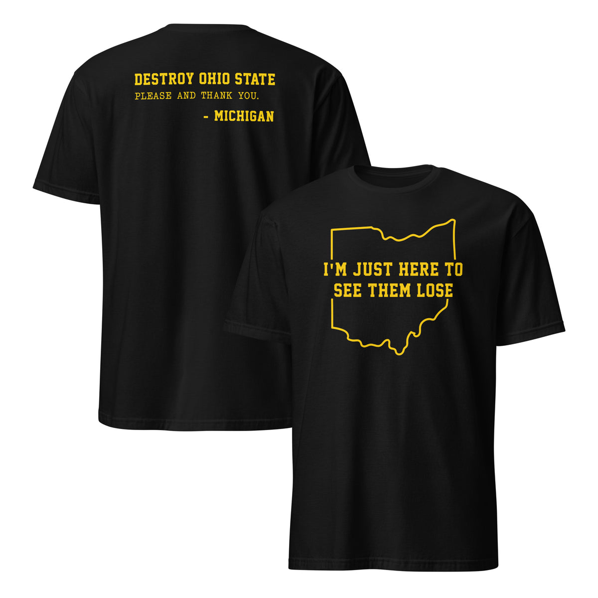 Ohio State lose shirt in black
