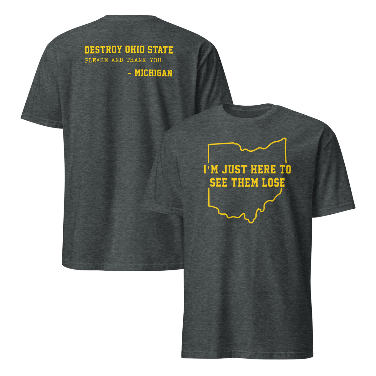 Ohio State lose shirt in dark heather