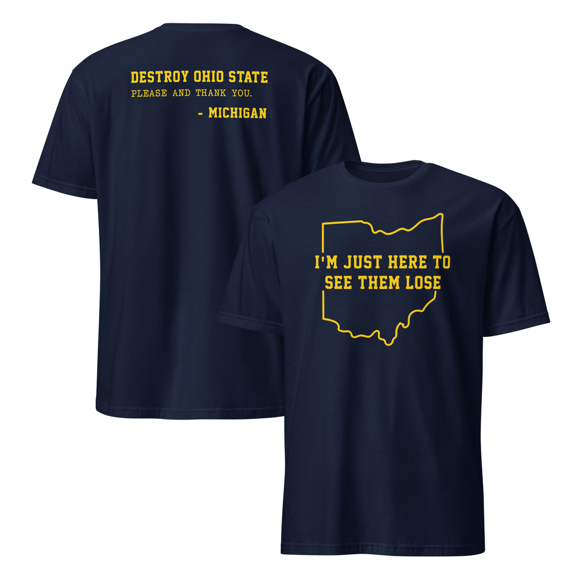 Ohio State lose shirt in navy