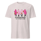 Cornsilk On Wednesday We Wear Pink Ghost Shirt by Cuccico – Cute Pink Ghost Halloween Shirt