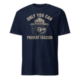 Only You Can Prevent Fascism Shirt in navy blue by Cuccico – Protect Our National Park tee