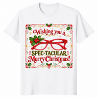 Optometrist Christmas shirt in white