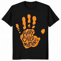 Orange Shirt Day Kindness kids t-shirt in black