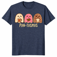 Pantasmas Ghost concha pan dulce Halloween t-shirt in heather navy