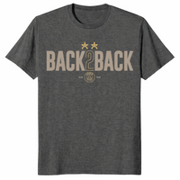 Paris Back2Back UEFA Champions Shirt Dark Heather Football Fan Gift Tee