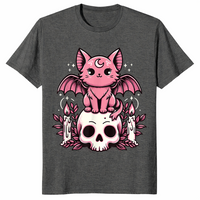 Pastel goth shirt in dark heather