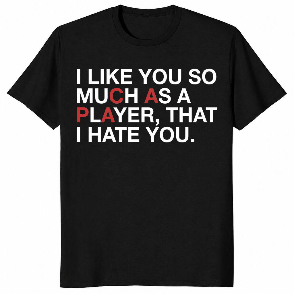 PCA player rivalry shirt in black