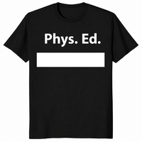 PE class gym shirt in black