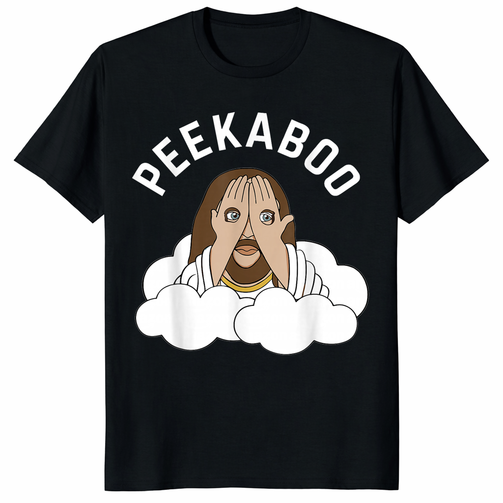 Peekaboo Jesus Shirt trending design shirt