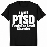 Penis too small disorder shirt in black