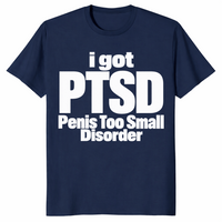Penis too small disorder shirt in navy