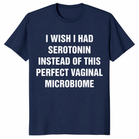 Funny Vaginal Microbiome T Shirt with bold white text design