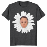 Petal Meme Shirt in dark heather grey