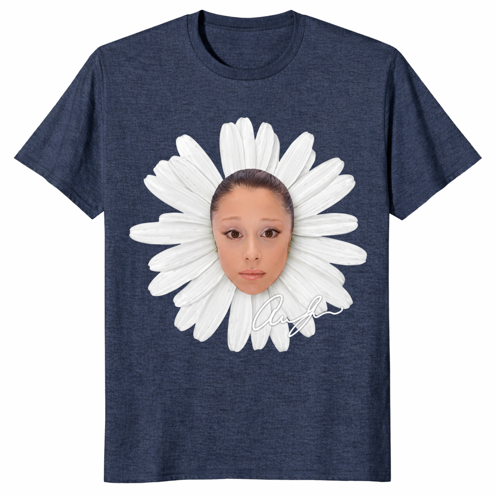 Petal Meme Shirt in heather navy