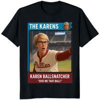 Philly Karen Ball Snatcher Shirt in Black with Give Me That Ball design by Cuccico