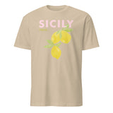 Cuccico Sicily graphic t-shirt in Sand color, August 2025 travel tee