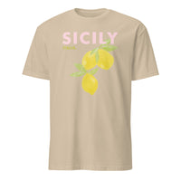 Cuccico Sicily graphic t-shirt in Sand color, August 2025 travel tee