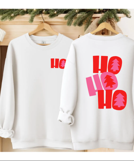 Pink Christmas hoodie featuring cozy Cuccico design