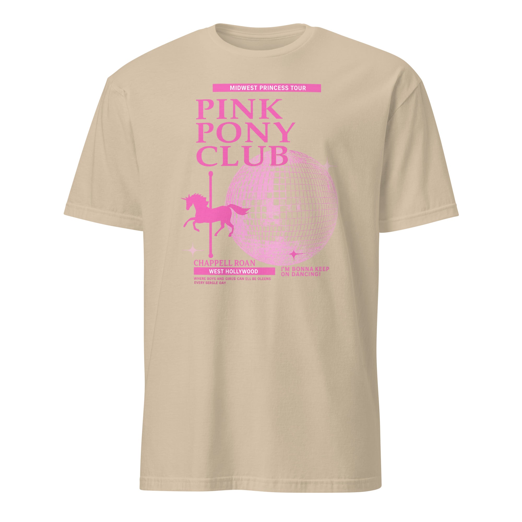 Sand Pink Pony Club Chappell Roan kids t-shirt by Cuccico