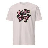 Pink Slip T-Shirt Freakier Friday design in ice grey by Cuccico