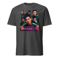 Dark heather grey Player 230 shirt, Squid Game villain merch by Cuccico