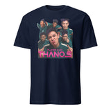 Player 230 T-shirt in navy with Squid Game villain Thanos graphic by Cuccico