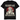 Political christmas shirt with stern vintage Santa and list joke, black
