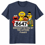 Political parody tee with Anti Trump 8647 statement design