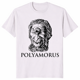 Polyamorous shirt in ice grey