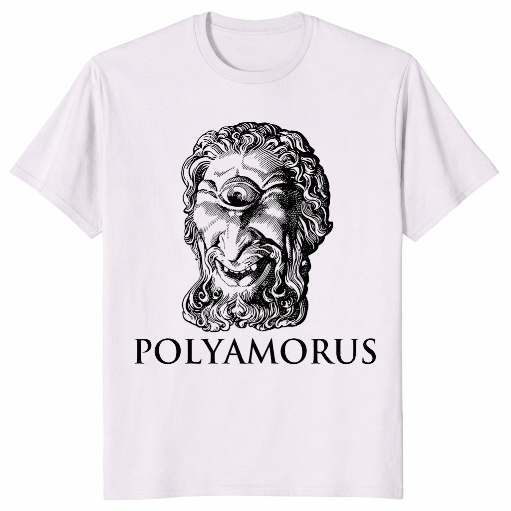Polyamorous shirt in ice grey
