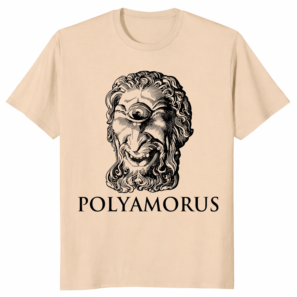 Polyamorous shirt in sand