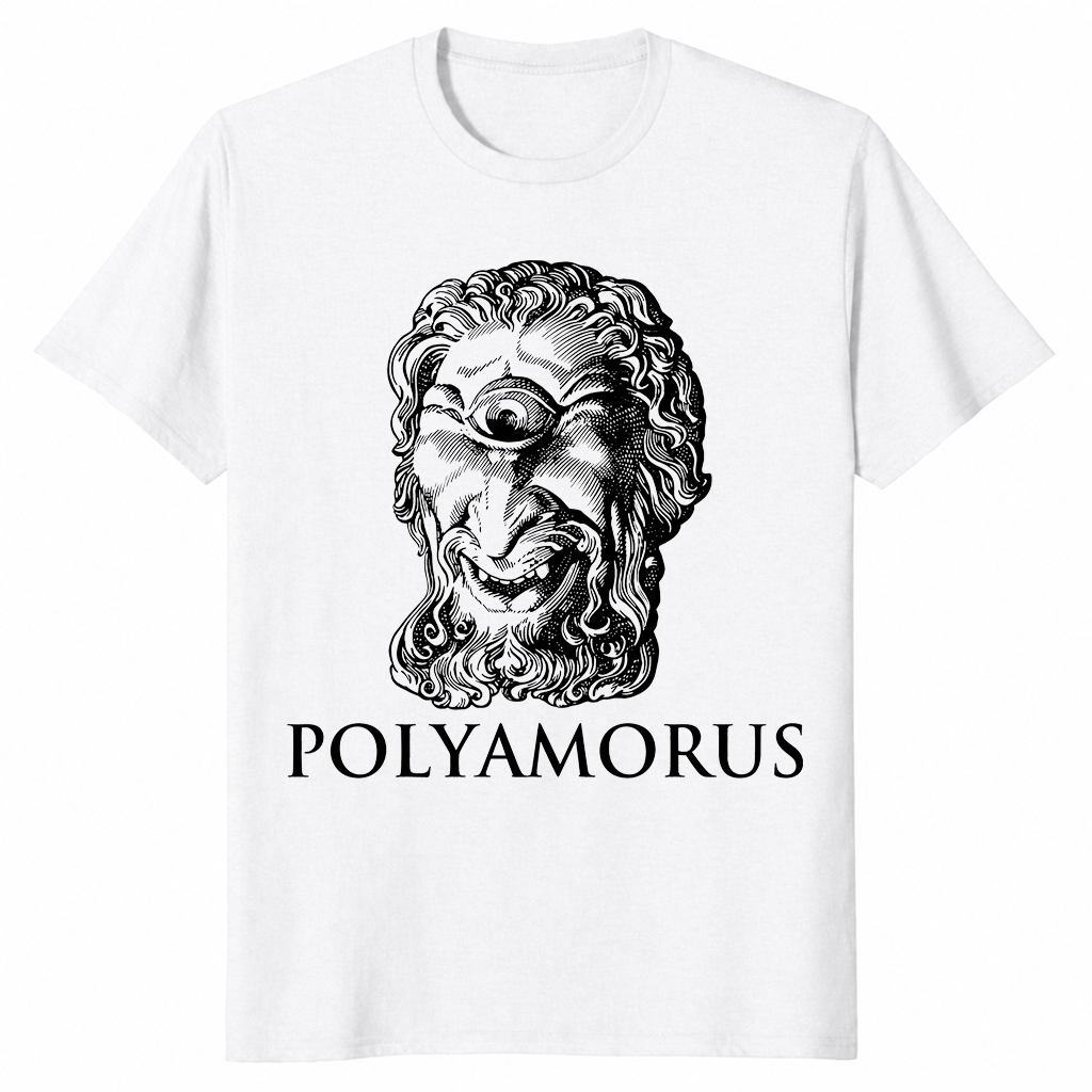 Polyamorous shirt in white