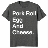Pork Roll Egg And Cheese shirt dark heather