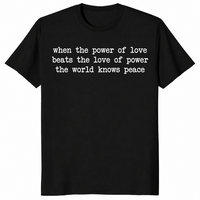Power Of Love World Knows Peace Essential Shirt | Cuccico