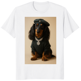 Praça da Alegria August 2025 Sónia’s Dog Print T-Shirt in White by Cuccico