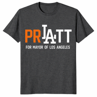 Political parody Pratt Mayor t shirt for Los Angeles 2026 trend